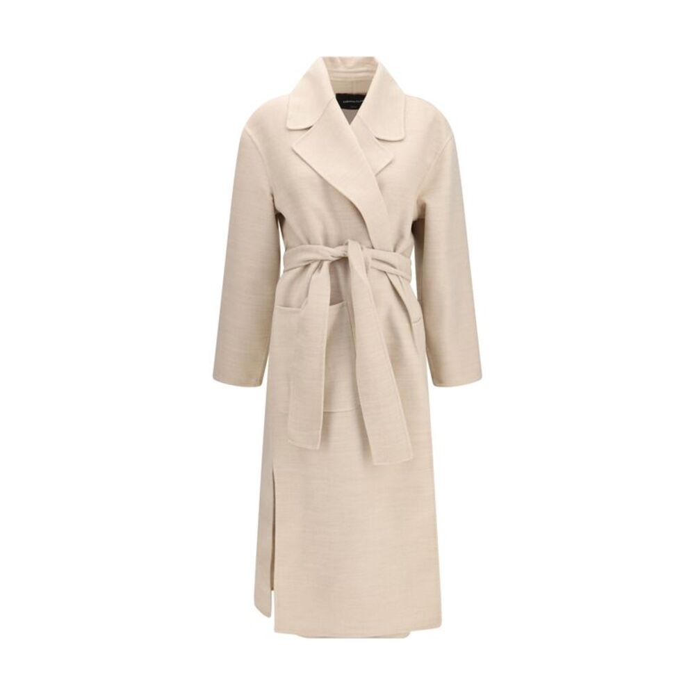 Fabiana Filippi Women Belted Double Wool Coat